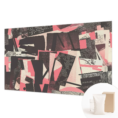 Non-woven photo wallpaper Geometric collage