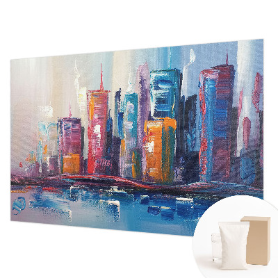 Wallpaper mural Colorful city