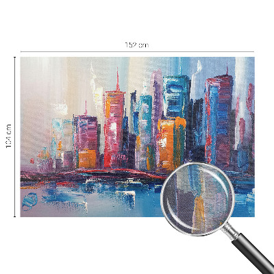 Wallpaper mural Colorful city