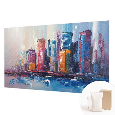 Wallpaper mural Colorful city