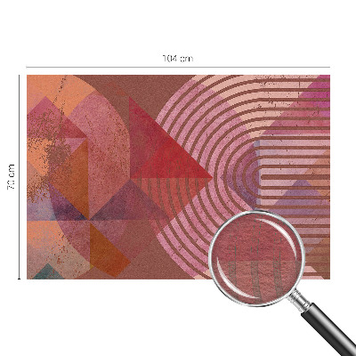 Wall mural for living room Abstract forms