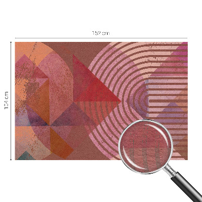 Wall mural for living room Abstract forms