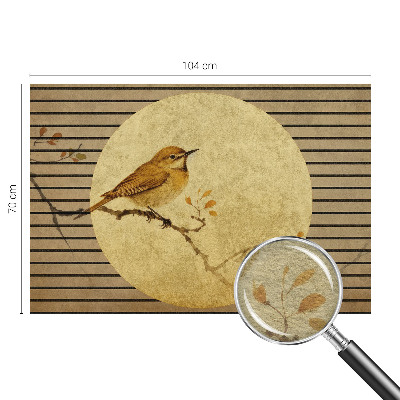 Wall mural for bedroom Harmony bird