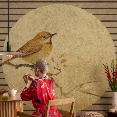 Wall mural for bedroom Harmony bird
