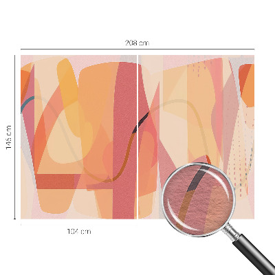 Decorative wall mural for living room Colorful abstraction