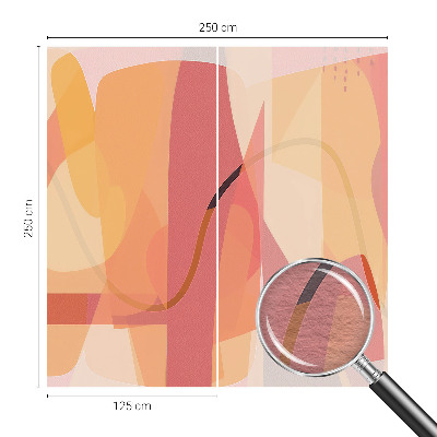 Decorative wall mural for living room Colorful abstraction