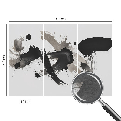 Wallpaper mural for living room Abstract expression