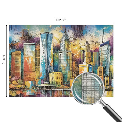 Large wallpaper mural City panorama