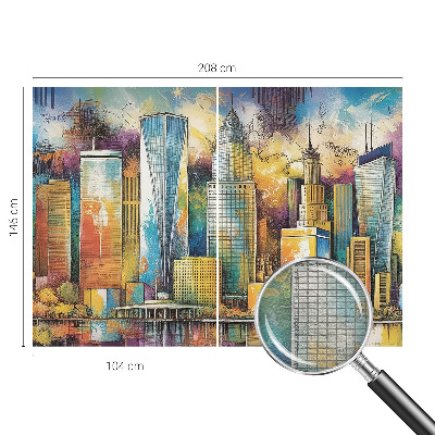 Large wallpaper mural City panorama