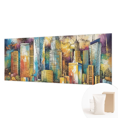 Large wallpaper mural City panorama