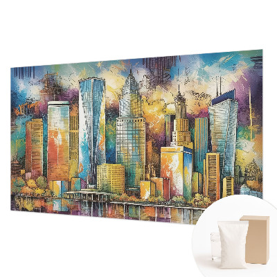 Large wallpaper mural City panorama