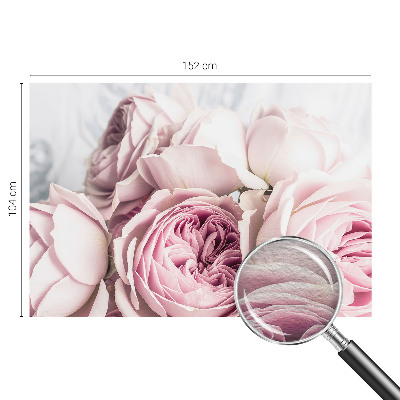 Custom size wall mural Pink roses
