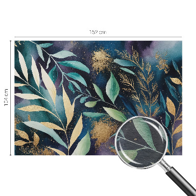 Modern wall mural Botanical leaves