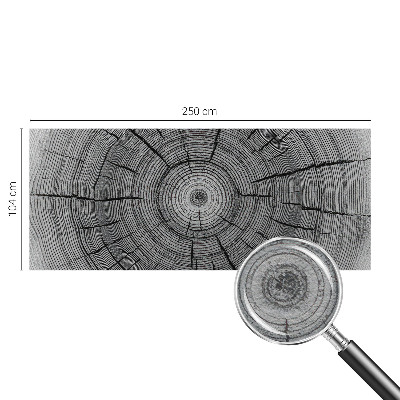 Modern wall mural for living room Forest harmony