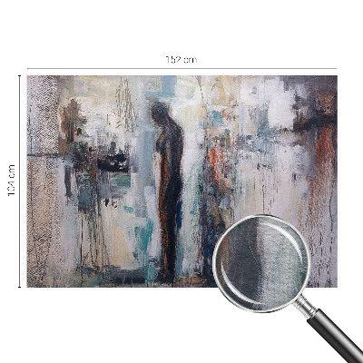 Decorative wall mural for living room Mysterious figure