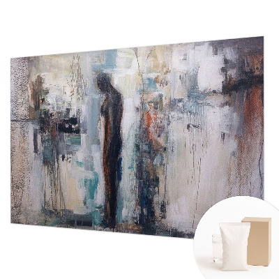 Decorative wall mural for living room Mysterious figure