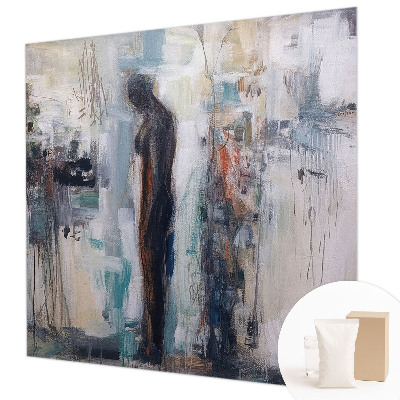 Decorative wall mural for living room Mysterious figure