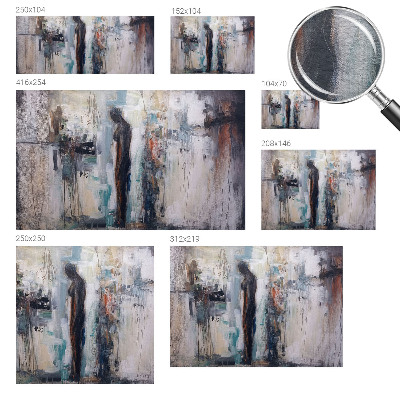 Decorative wall mural for living room Mysterious figure