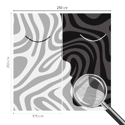 Premium photo wallpaper Abstract faces