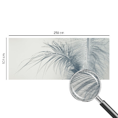 Photo wall mural Delicate feather