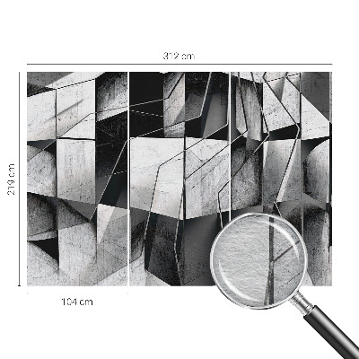Wall mural for bedroom Geometric abstraction