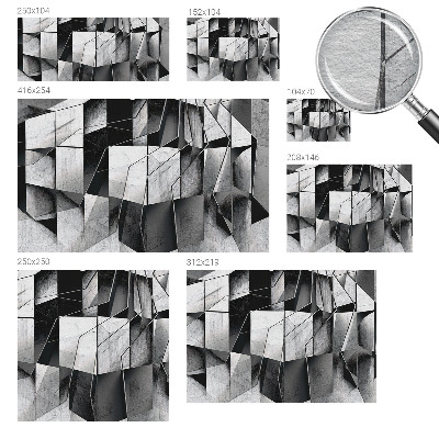 Wall mural for bedroom Geometric abstraction
