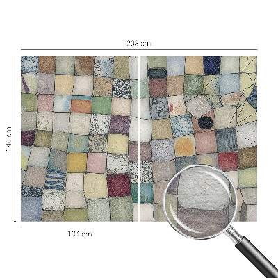 Bedroom wall mural wallpaper Colorful mosaic