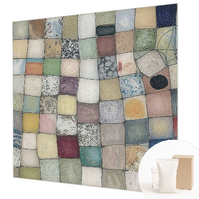 Bedroom wall mural wallpaper Colorful mosaic