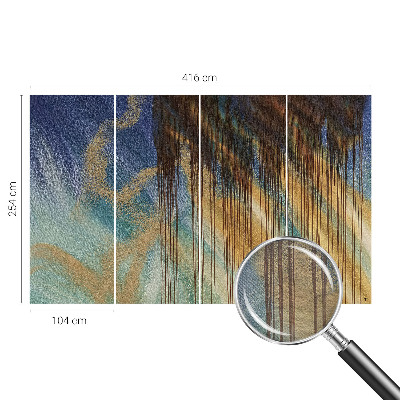 Wallpaper mural for living room Abstract composition