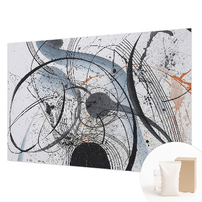 Large wallpaper mural Expressive abstraction