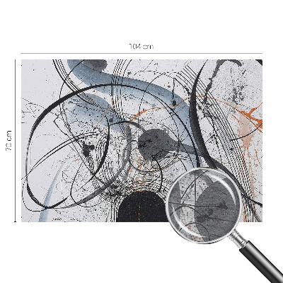 Large wallpaper mural Expressive abstraction