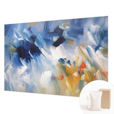 Modern wall mural for bedroom Colorful strokes