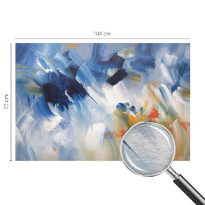 Modern wall mural for bedroom Colorful strokes