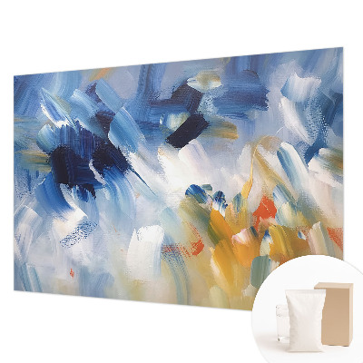 Modern wall mural for bedroom Colorful strokes