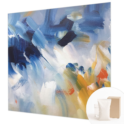 Modern wall mural for bedroom Colorful strokes