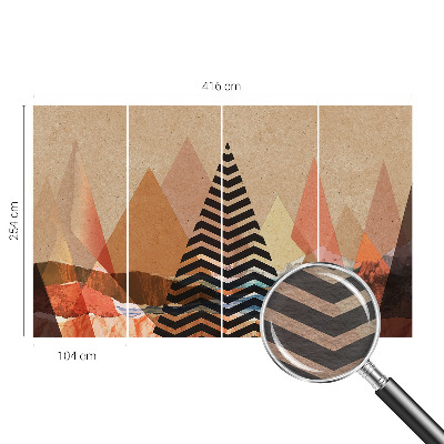 High quality photo wallpaper Abstract landscape