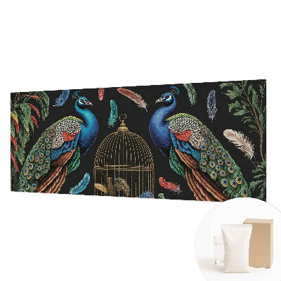 Premium wall mural for bedroom Exotic peacocks