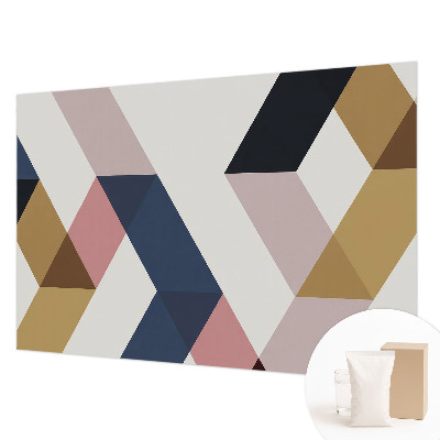 High quality wall mural wallpaper Colorful rhombuses