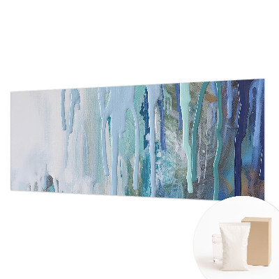Decorative wall mural for living room Blue Cascades