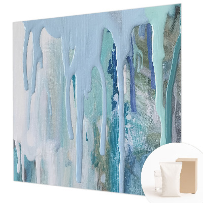 Decorative wall mural for living room Blue Cascades