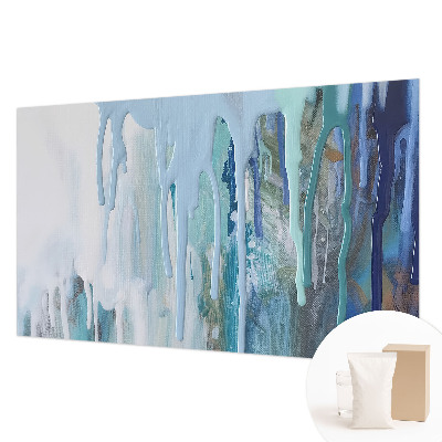 Decorative wall mural for living room Blue Cascades