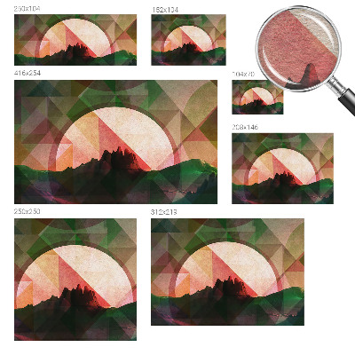 Non-woven photo wallpaper Picturesque hills