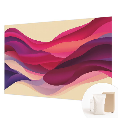 Non-woven wall mural Liquid waves
