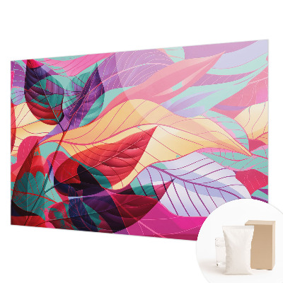 Photo wallpaper Abstract leaves