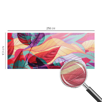 Photo wallpaper Abstract leaves