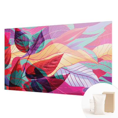 Photo wallpaper Abstract leaves