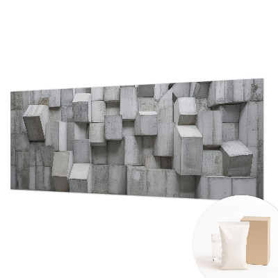 Wall mural for living room Concrete blocks