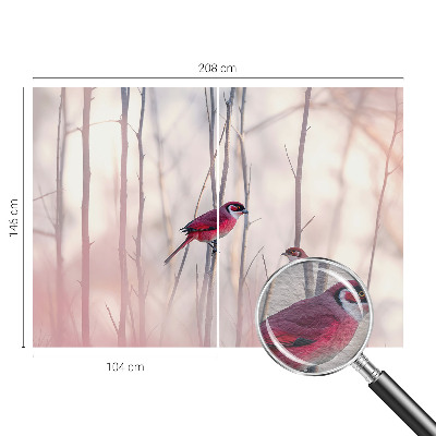 Photo wall mural Bird couple