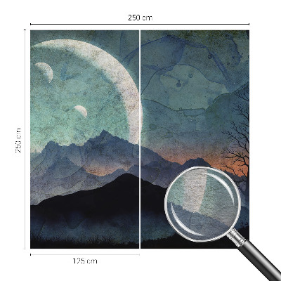 Wall mural Night landscape