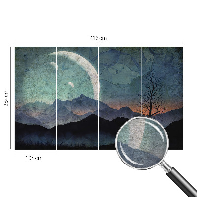 Wall mural Night landscape